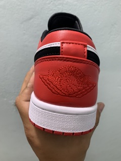 [ VIDEO + ẢNH THẬT ] GIÀY SNEAKER JORDAN THẤP CỔ ĐỎ TRẮNG ĐEN