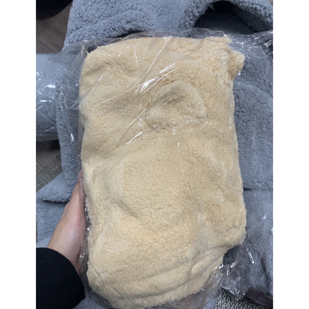 Mũ lông tai gấu kèm khăn quàng cổ và găng tay 3 in 1