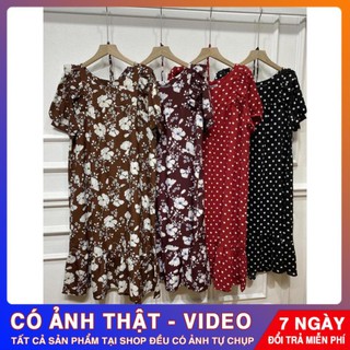 Đầm bầu thiết kế bào bi hoa ( ảnh thật) (shop Tatoco)