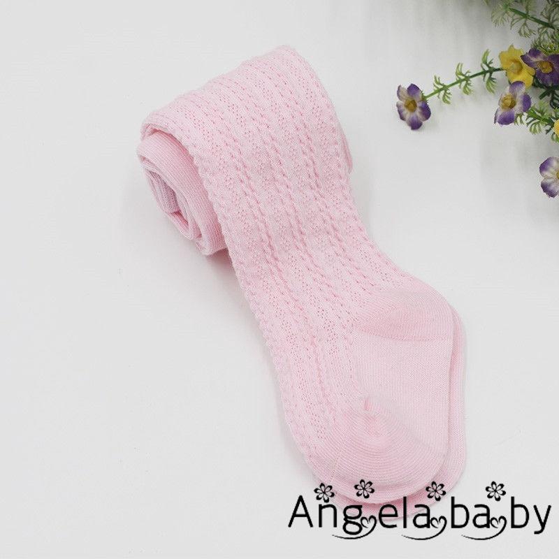 Vớ cotton ôm sát màu trơn thời trang cao đến đầu gối cho bé gái