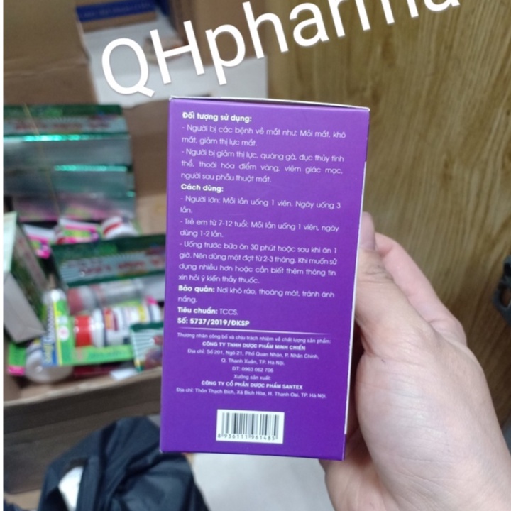 VIên uống OCUVITE giúp mắt sáng khỏe