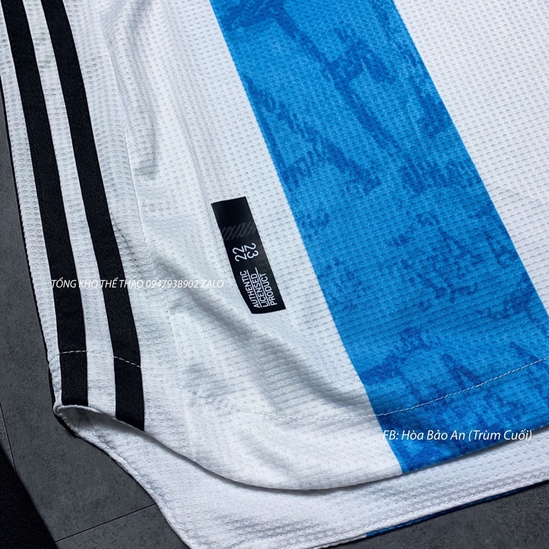 Bộ quần áo đá bóng ĐT Agentinal hàng cao cấp mẫu mới nhất 2023