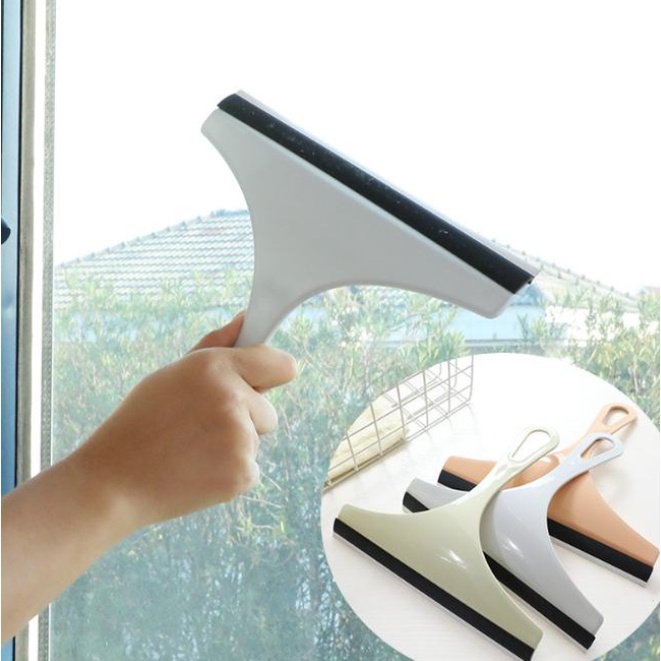 Cây lau kính tiện dụng , lau chùi cửa kính, sàn nhà bằng silicon dẻo với tay cầm tiện lợi