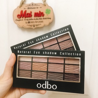 Bảng phấn mắt odbo natural eye shadow collection -12 ô