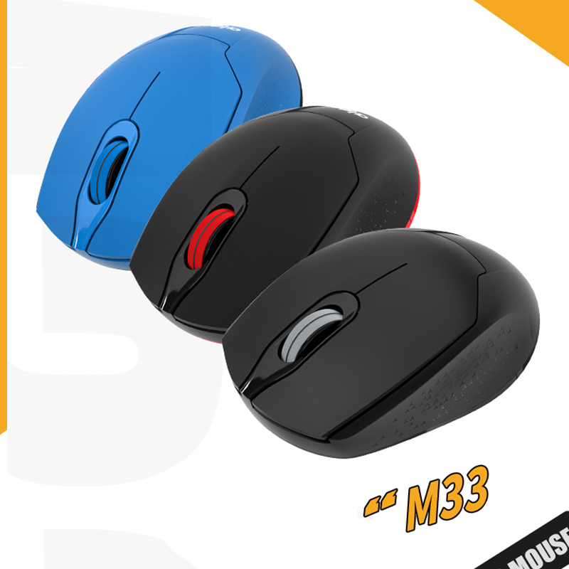 Silent wireless mouse aigo M33 durable USB connection 20 meters