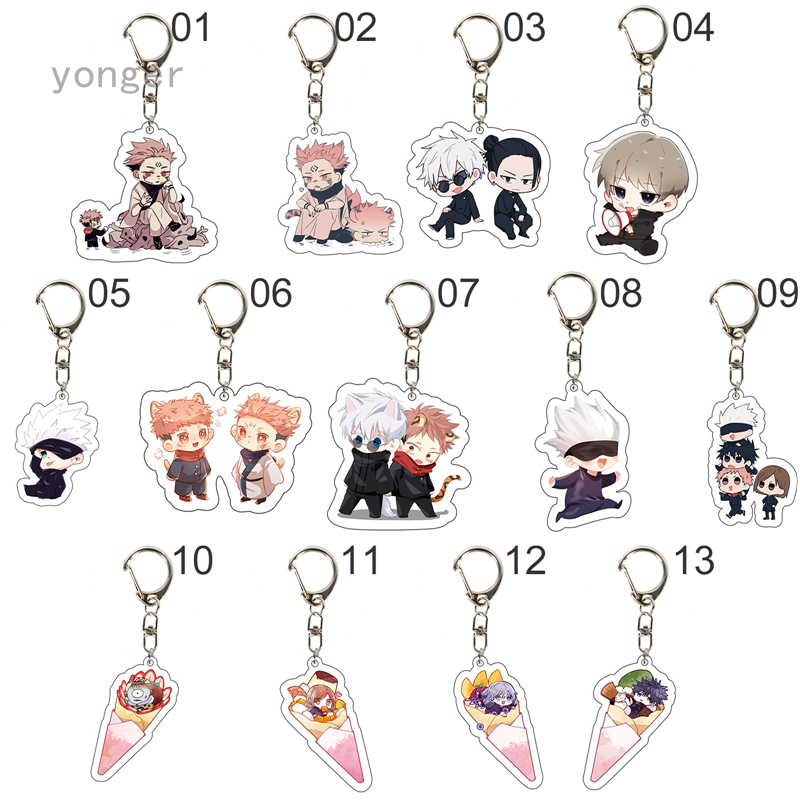 Móc Khóa Hình Nhân Vật Anime Jujutsu Kaisen Dễ Thương