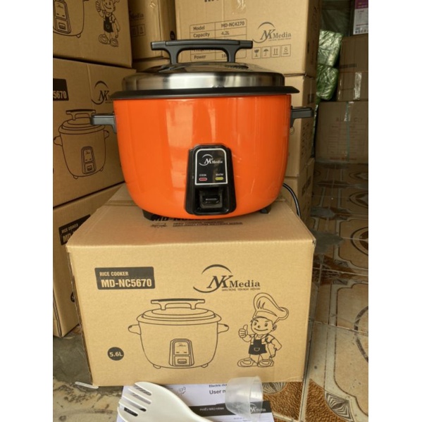 Nồi cơm điện công nghiệp 10Lit Matika MTK-RC100 (10L), công suất 3000W chuyên dụng nhà hàng, bếp ăn tập thể