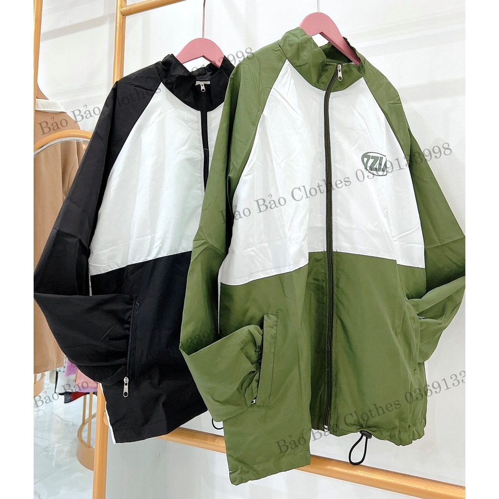 Áo Gió Bomber Nam Nữ  Form Rộng 2 Lớp 7Zia Vải Dày Mịn Thoáng Mát Thiết Kế Thời Trang Kiểu Dáng Năng Động