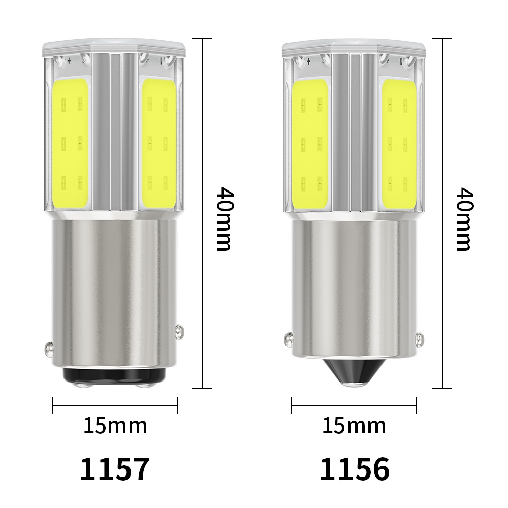 Bộ 2 Đèn LED 1156 1157 COB Chất Lượng Cao