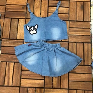 Set jean bé gái