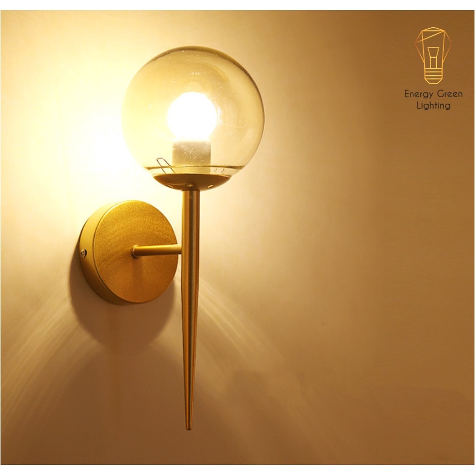 Đèn Treo Tường Mặt Trăng Energy Green Lighting 6017 Thân Vàng - Kiểu Dáng Sang Trọng - Bảo Hành 12 Tháng