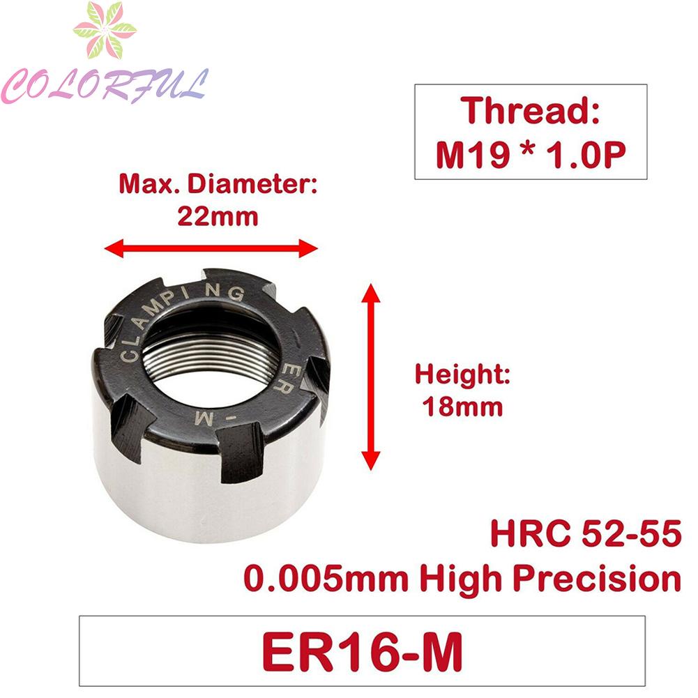 Đai Ốc Chính Xác Cao a / m / um cnc er11 er16 er32 er40 hrc 52-55
