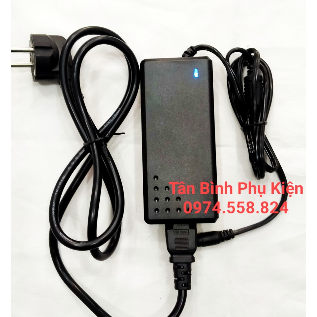 Adaptor sạc loa kéo 15V-6A, dây nguồn rời, hàng tốt