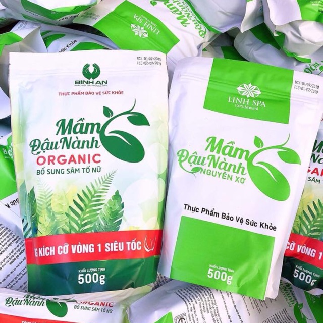 Combo mầm nguyên xơ và mầm organic Linh spa- hàng chuẩn Bình An