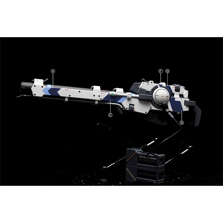 Evo rg hi-v hi nu amuro mega bazooka launcher decal trượt nước huỳnh quang