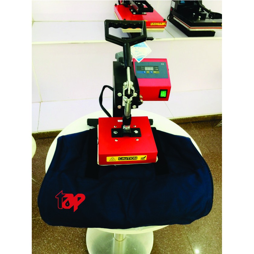 💥 Máy Ép Logo Kích Thước 15x15cm Ép Chuyển Nhiệt Ép Tem Mác Lên Quần Áo 👕