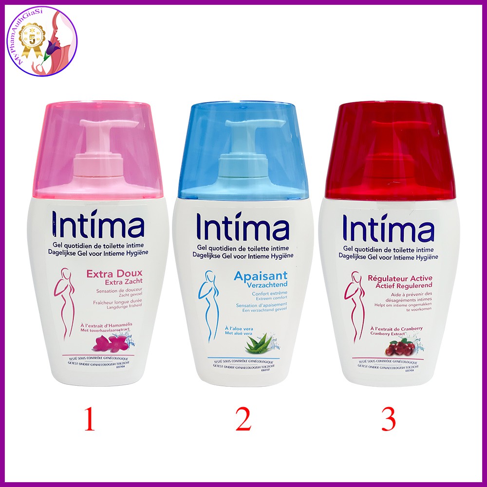 Dung dịch vệ sinh phụ nữ Intima ph 5.5 - 200ml chính hãng của Pháp