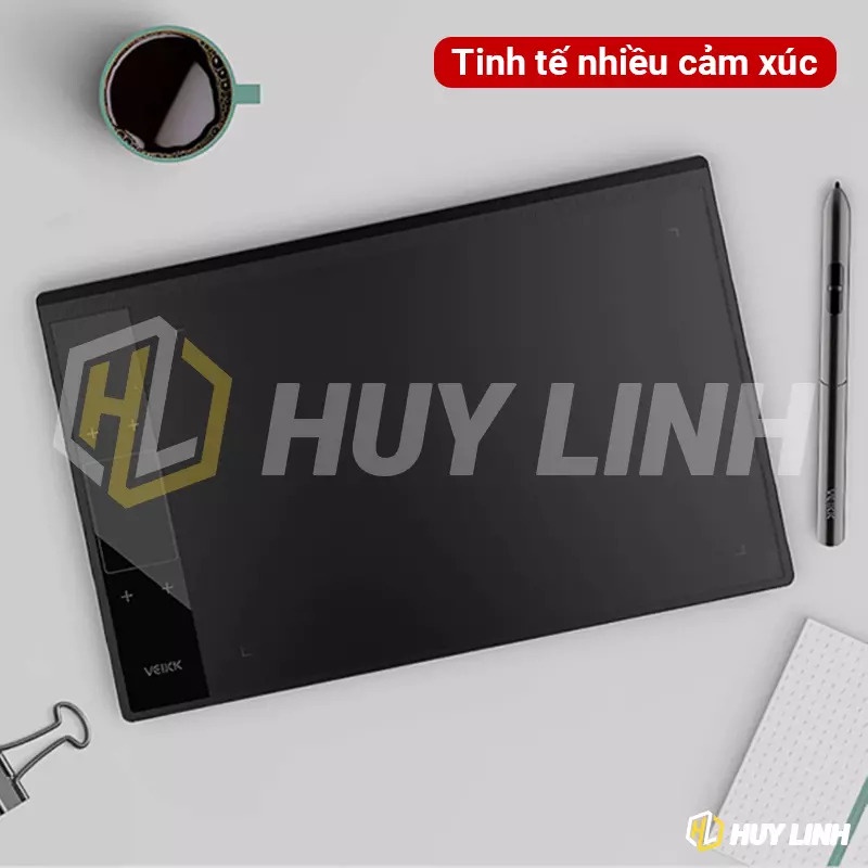 Bảng vẽ cảm ứng VEIKK A30 V2 - KT 10x6 Inch tương thích với Android, Windows và Mac OS