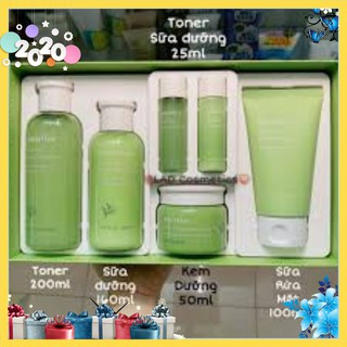 SET DƯỠNG TRÀ XANH 6 MÓN INNISFREE GREEN TEA BALANCING SKIN CARE SET