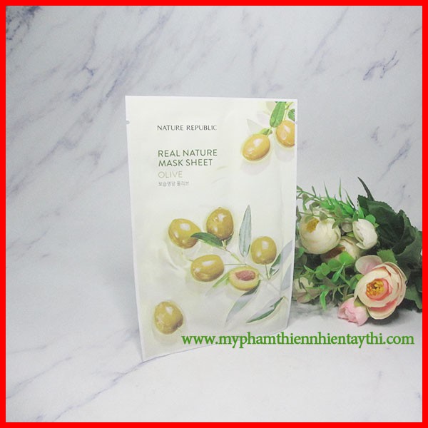 Mặt Nạ Giấy Nature Republic Loại Olive