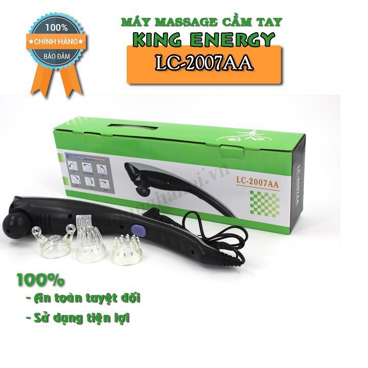 Máy massage cầm tay thư giãn LC-2007AA Energy King giảm đau lưng nhức mỏi vai, gáy