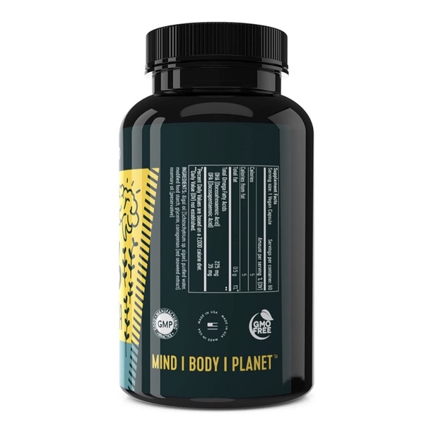 Dầu Omega 3 thuần chay Vegan Freshfield Naturals sinh học 60 viên USA