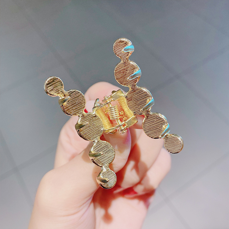 Kẹp Tóc Kim Loại Màu Trơn Xinh Xắn Cho Nữ