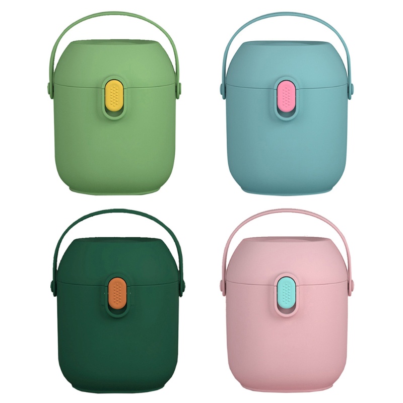 Hộp đựng sữa bột thức ăn dặm cho bé có muỗng tiện dụng an toàn