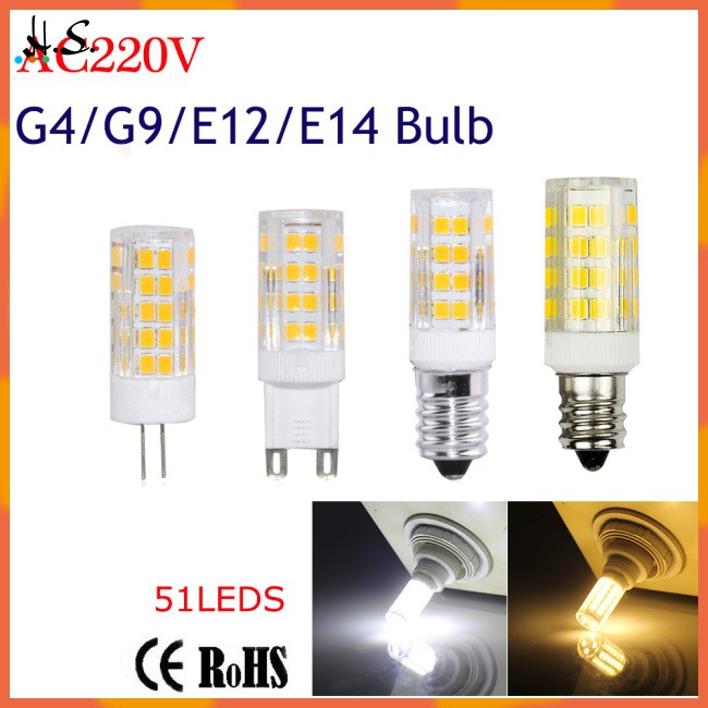 Bóng Đèn Led G4 G9 E14 51led Smd2835