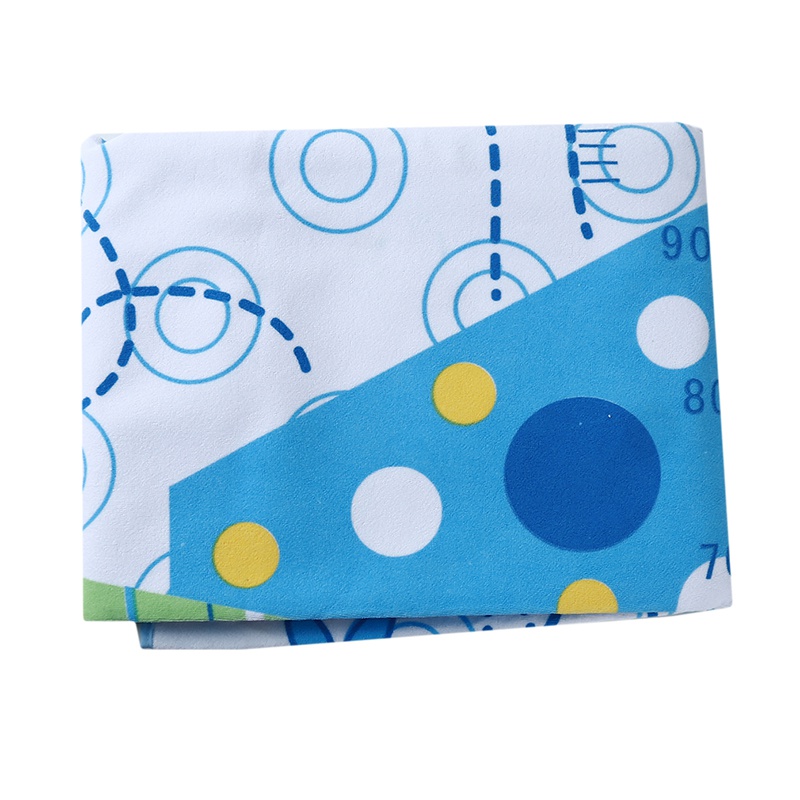Tấm trải mềm chống thấm nước có thể tái sử dụng bằng vải polyester cho trẻ sơ sinh tiện dụng