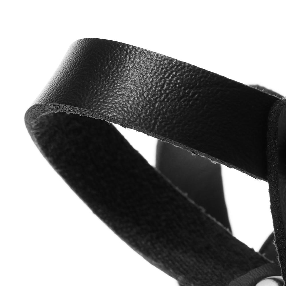 Đai Nịt Bít Tất Chất Liệu Da Pu Phong Cách Punk Gothic Cho Nữ