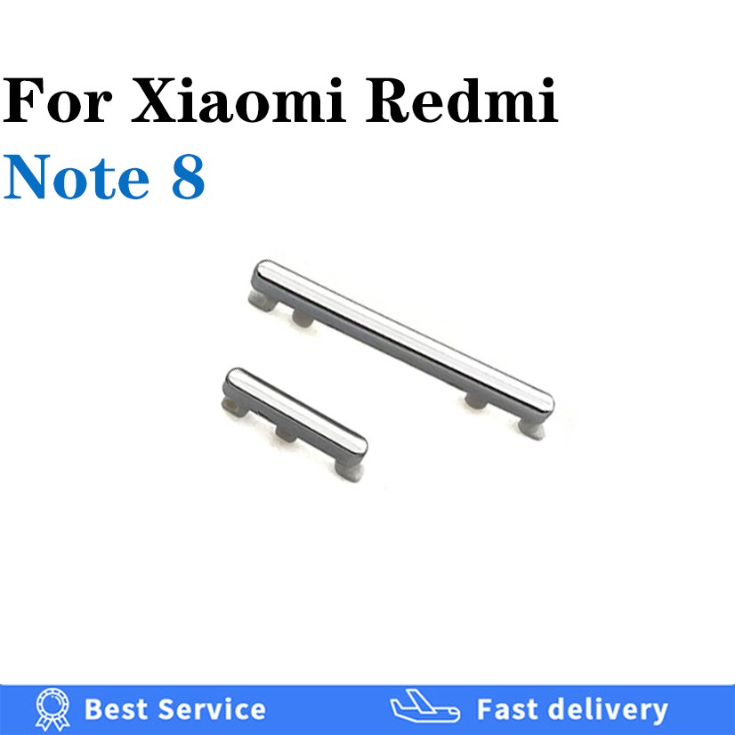 1 Bộ Nút Bấm Nguồn + Nút Bấm Thay Thế Cho Xiaomi Redmi Note 8 Pro Note8 8pro