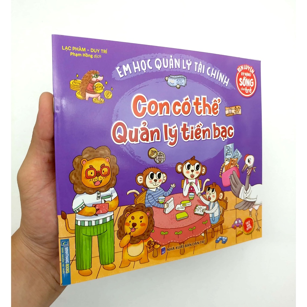 Sách Rèn Luyện Kỹ Năng Sống Cho Trẻ - Em Học Quản Lý Tài Chính - Con Có Thể Quản Lý Tiền Bạc