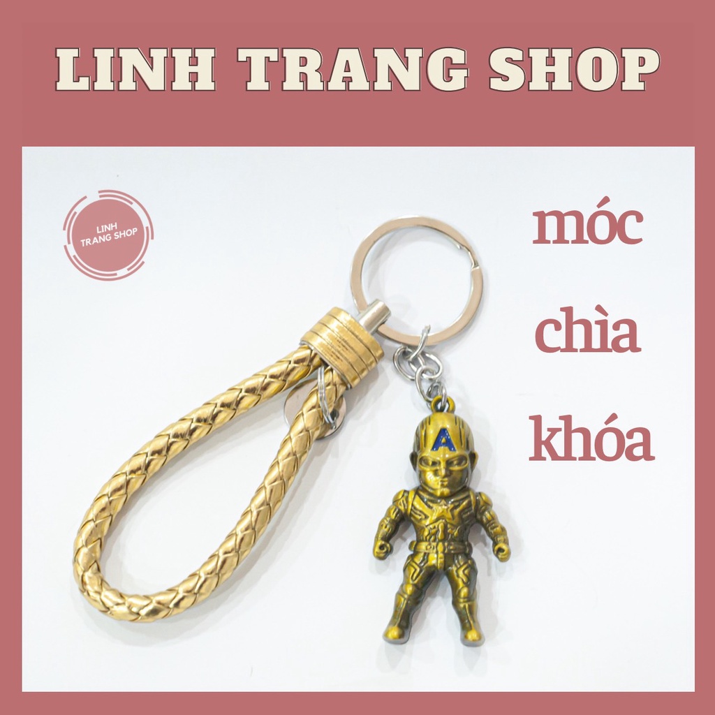 Móc chìa Khoá Hình Đội Trưởng Mỹ, Móc Khoá Keychain Đội Trưởng Mỹ Cá Tính