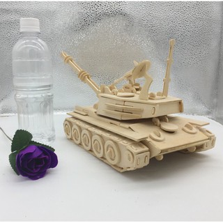 Đồ Chơi Lắp Ráp Gỗ 3D Mô Hình Xe Tăng