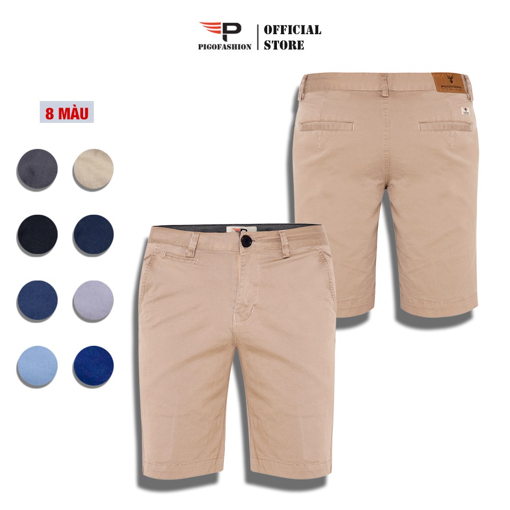 [Mã FAMALLT5 giảm 15% đơn 150K] Quần short kaki co giãn Pigofashion cao cấp PSK03 (màu ghi chú) | BigBuy360 - bigbuy360.vn