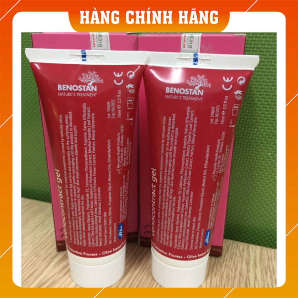 Venocontract Gel-Hỗ trợ điều trị các triệu chứng phổ biến do suy giãn tĩnh mạch, Vớ Giãn Tĩnh mạch, Gối