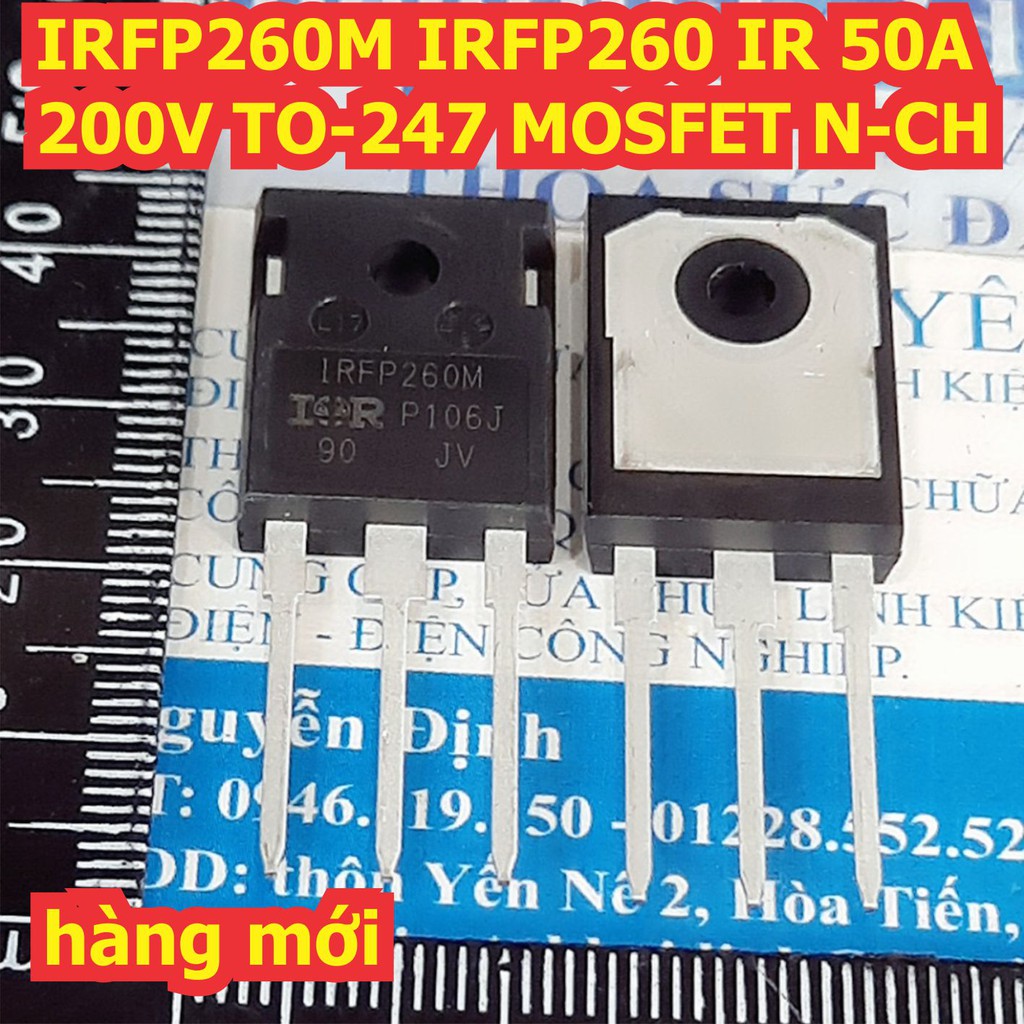 IRFP260M IRFP260 IR 50A 200V TO-247 MOSFET N-CH kênh N hàng mới kde7744