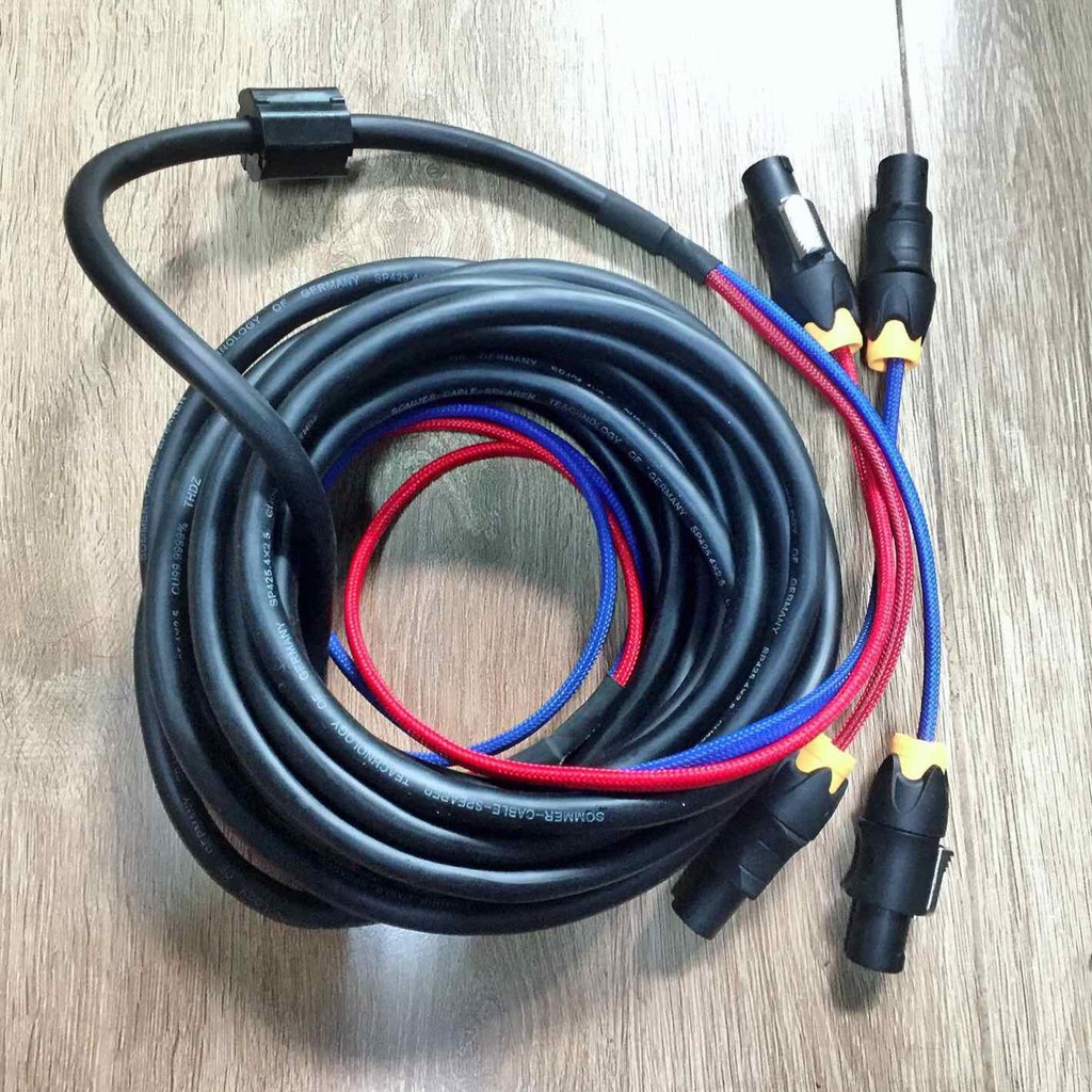 Dây loa 4 ruột 1.5mm dài 15m số lượng 01 dây