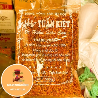 BỘT ỚT CÒN HẠT  TUẤN KIỆT 500GR