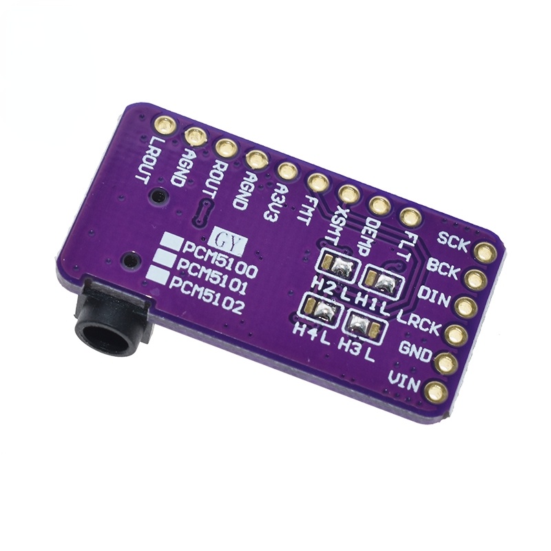 Mô Đun Âm Thanh I2S PCM5102A DAC GY-PCM5102 I2S Cho Raspberry Pi pHAT PCM5102