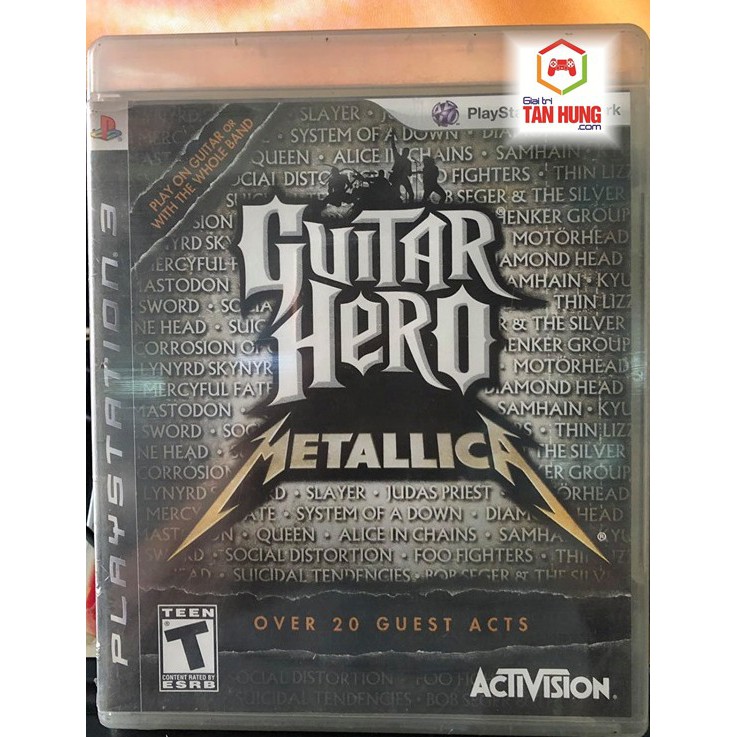 Đĩa Game Ps3 : Guitar Hero Metallica