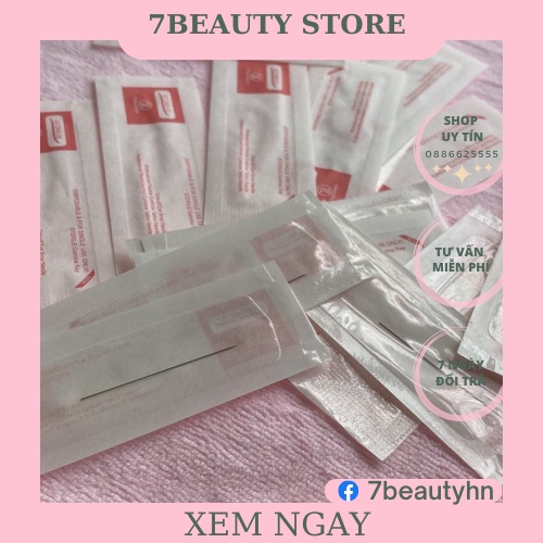 Kim Ngắn (loại 1 kim) Thần Thánh (0.3x35)-[100kim hồng]
