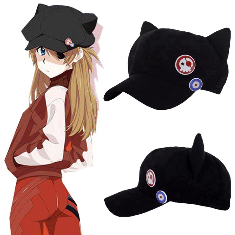 Mũ Lưỡi Trai Thể Thao Hóa Trang Nhân Vật Asuka Langley Soryu Trong Evangelion