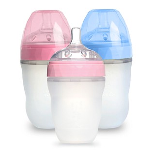 Bình sữa silicone kim cương Gluck Baby Natural 240ml