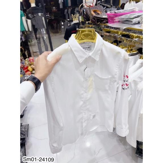 Áo Sơ Mi Nam Thom Browne Thêu Tay Cao Cấp - Áo Sơ Mi Thom Browne Nam Cao Cáp