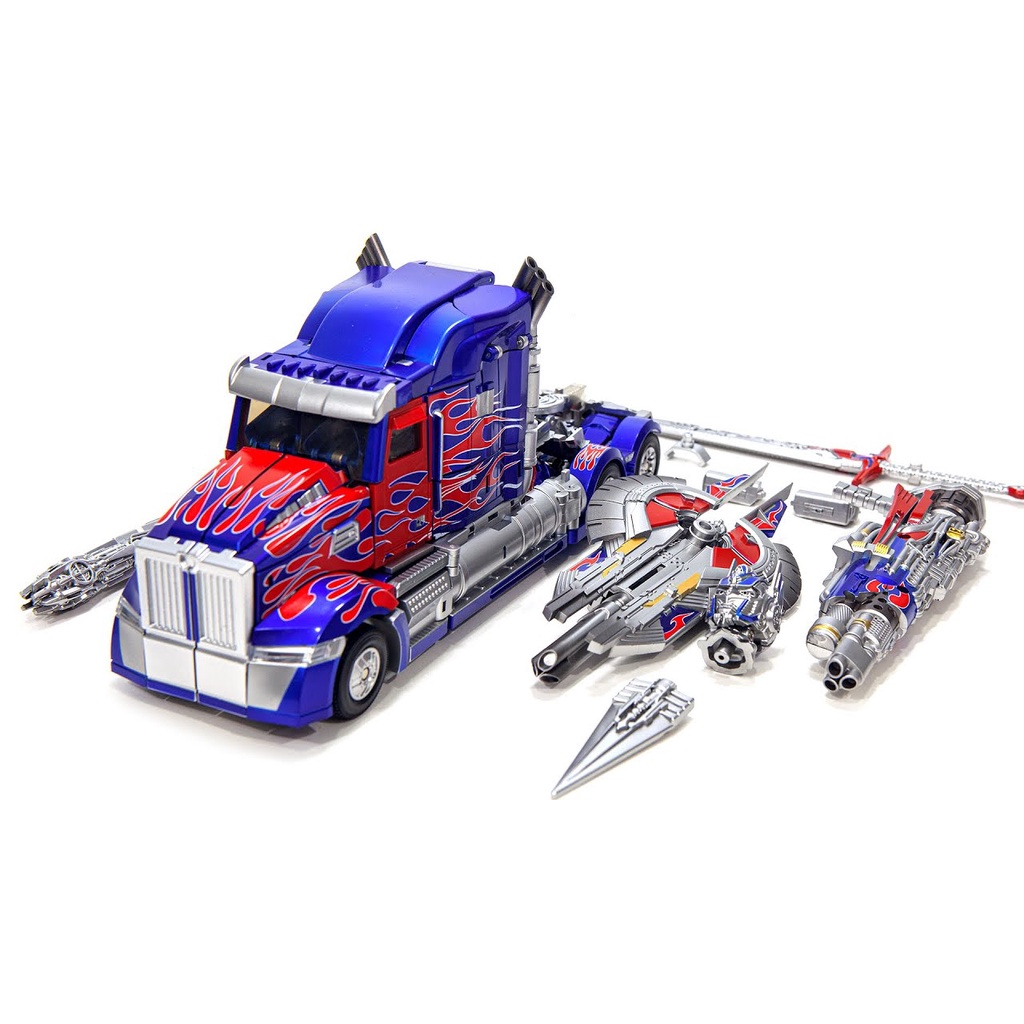 Mô hình Optimus Prime BS-03 BS 03 Black Mamba Transformers The Last night KO BS03 người máy lắp ghép rô bốt biến hình xe