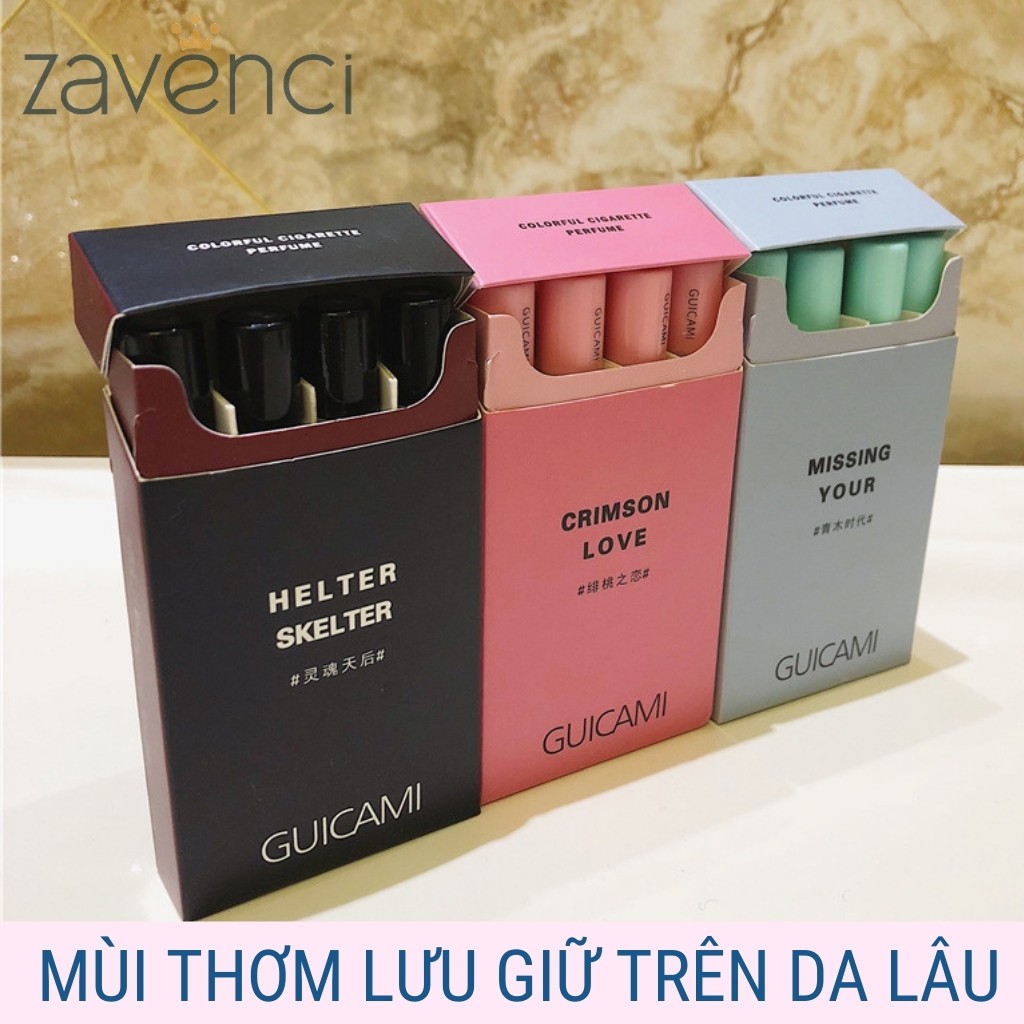 Nước Hoa Guicami Mini Thuốc Lá Cao Cấp ( Set 4 Chai ) | Thế Giới Skin Care