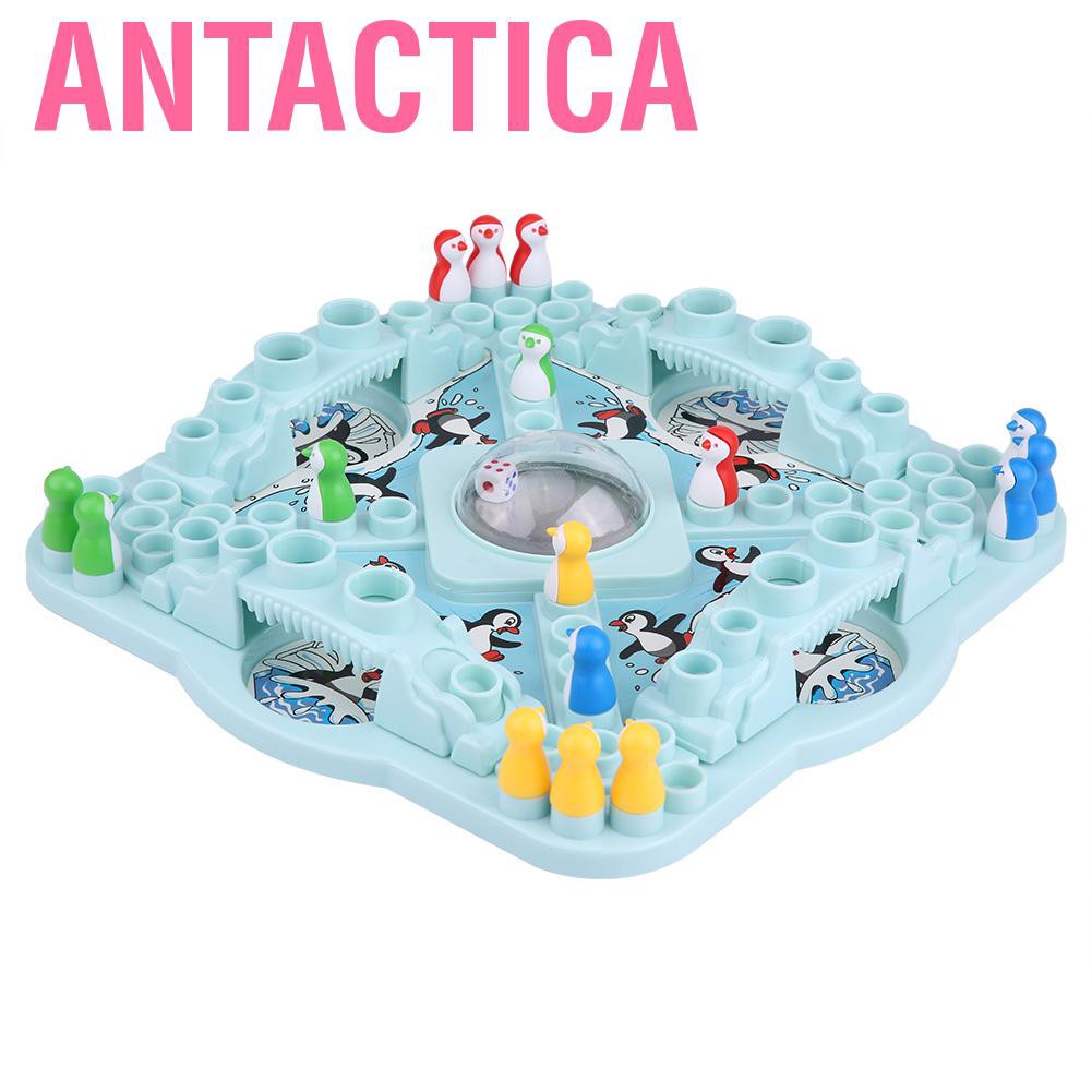 Antactica 1Pc Pop ‘n Drop Penguins Toys Kids Desktop Dice Board Competition Family Interaction Game
