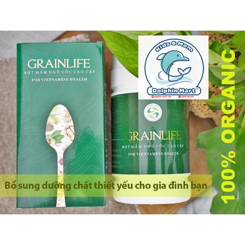 Lolifood - Bột mầm ngũ cốc cao cấp Grainlife, ngũ cốc Lolifood - Hũ 500g